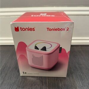 NWT Toniesbox 2 Pink Audio Player for Kids Toddlers Infants